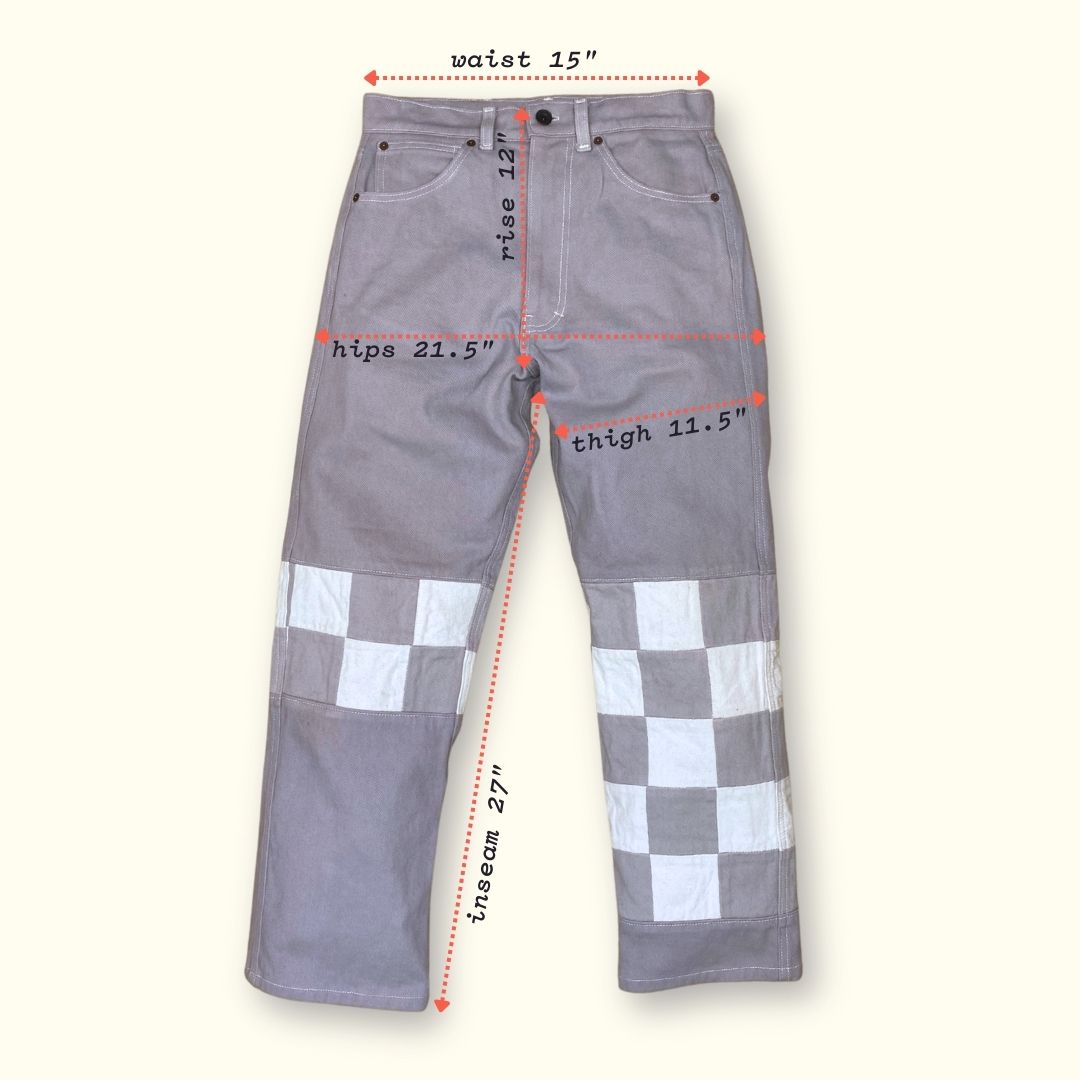 touring - checks - size 27 - shiitake + natural