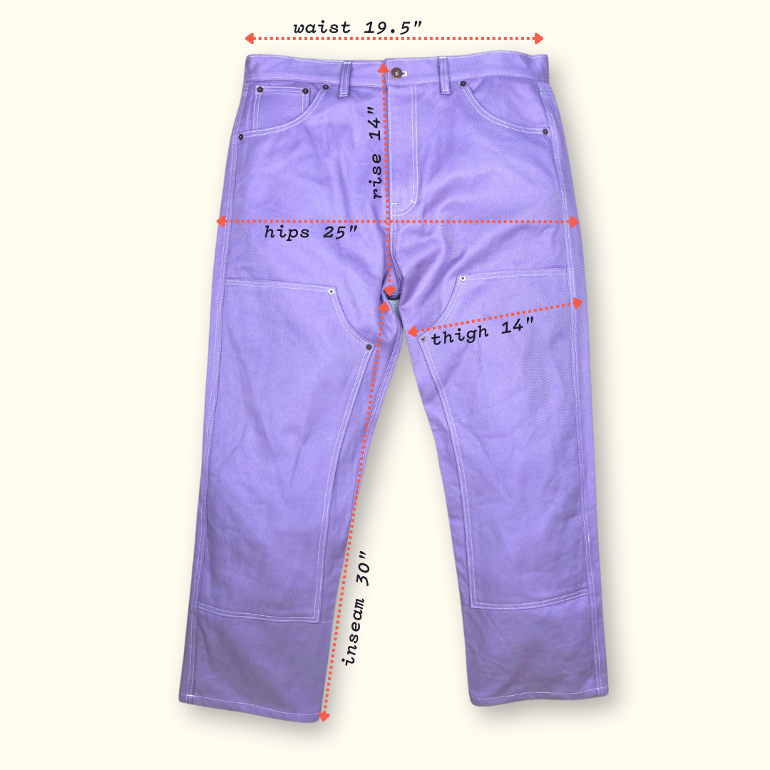 touring - double knee - size 35 - lavender