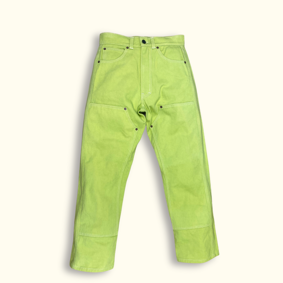 touring - double knee - size 26 - chartreuse