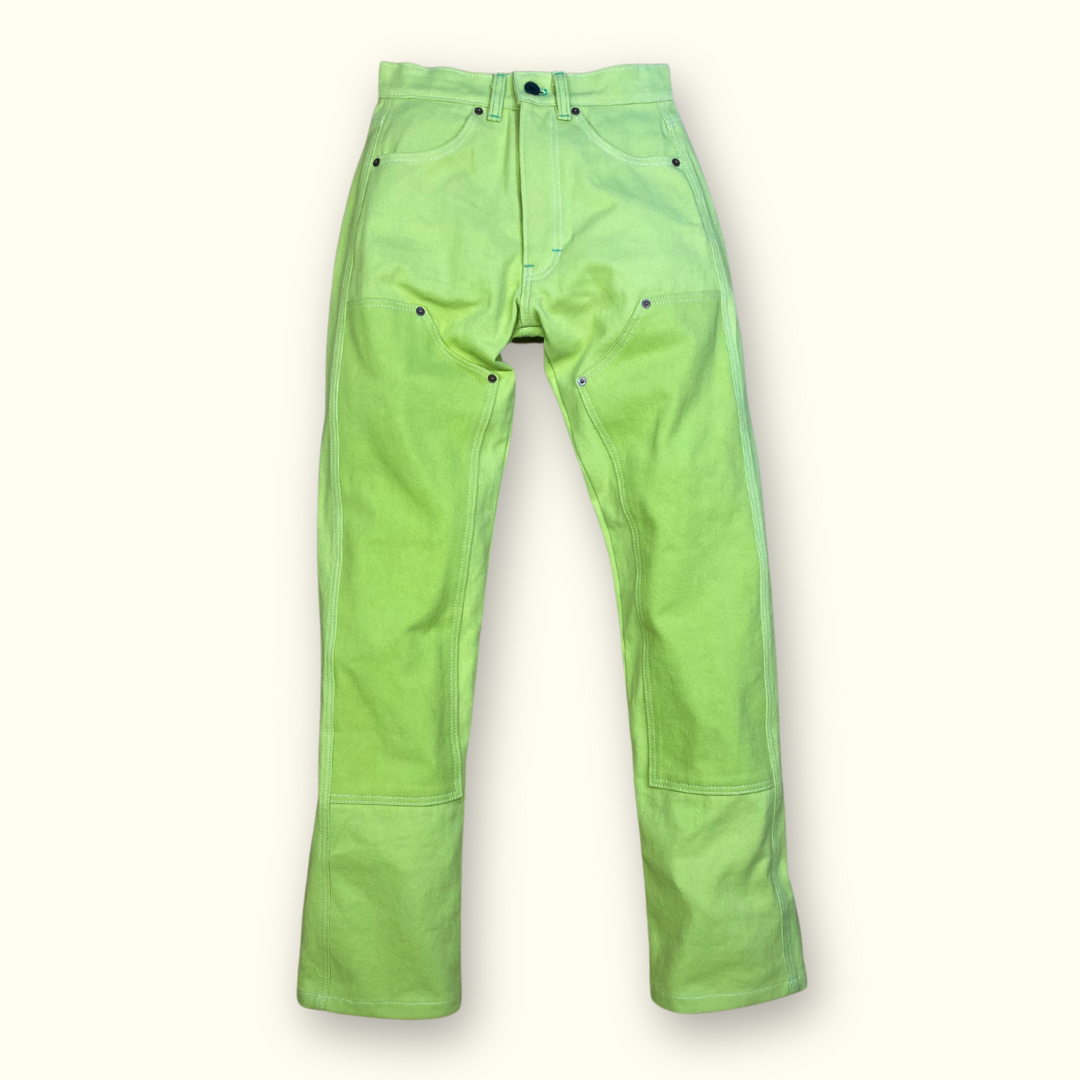 touring - double knee - size 23 - chartreuse